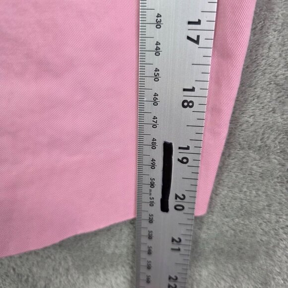 Womens Lauren Ralph Lauren Pink Bermuda Shorts Cotton Stretch 11" Inseam Size 4 - Picture 8 of 9